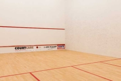 One of the squash courts at DASC, Disley